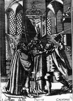 Både Luther og Calvin fallt i unåde hos paven